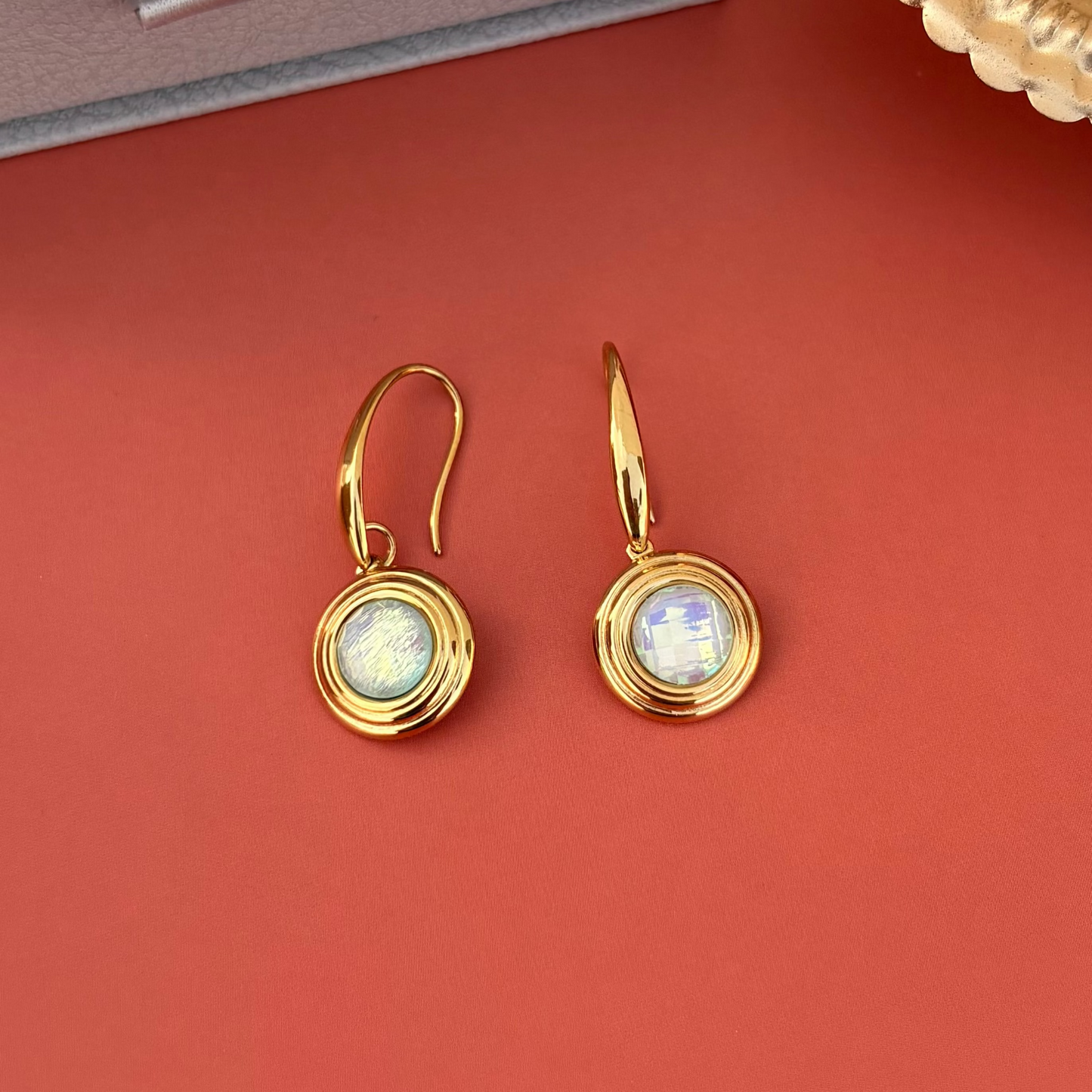 Serene Disc Earrings