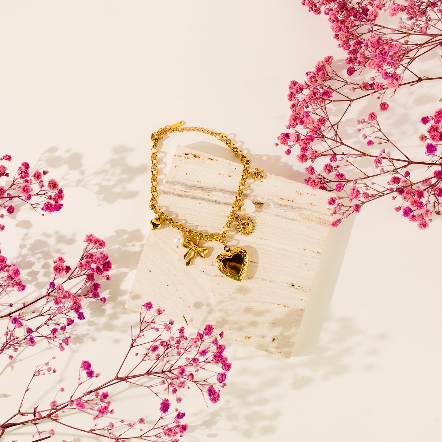 Heart Charm Bracelet