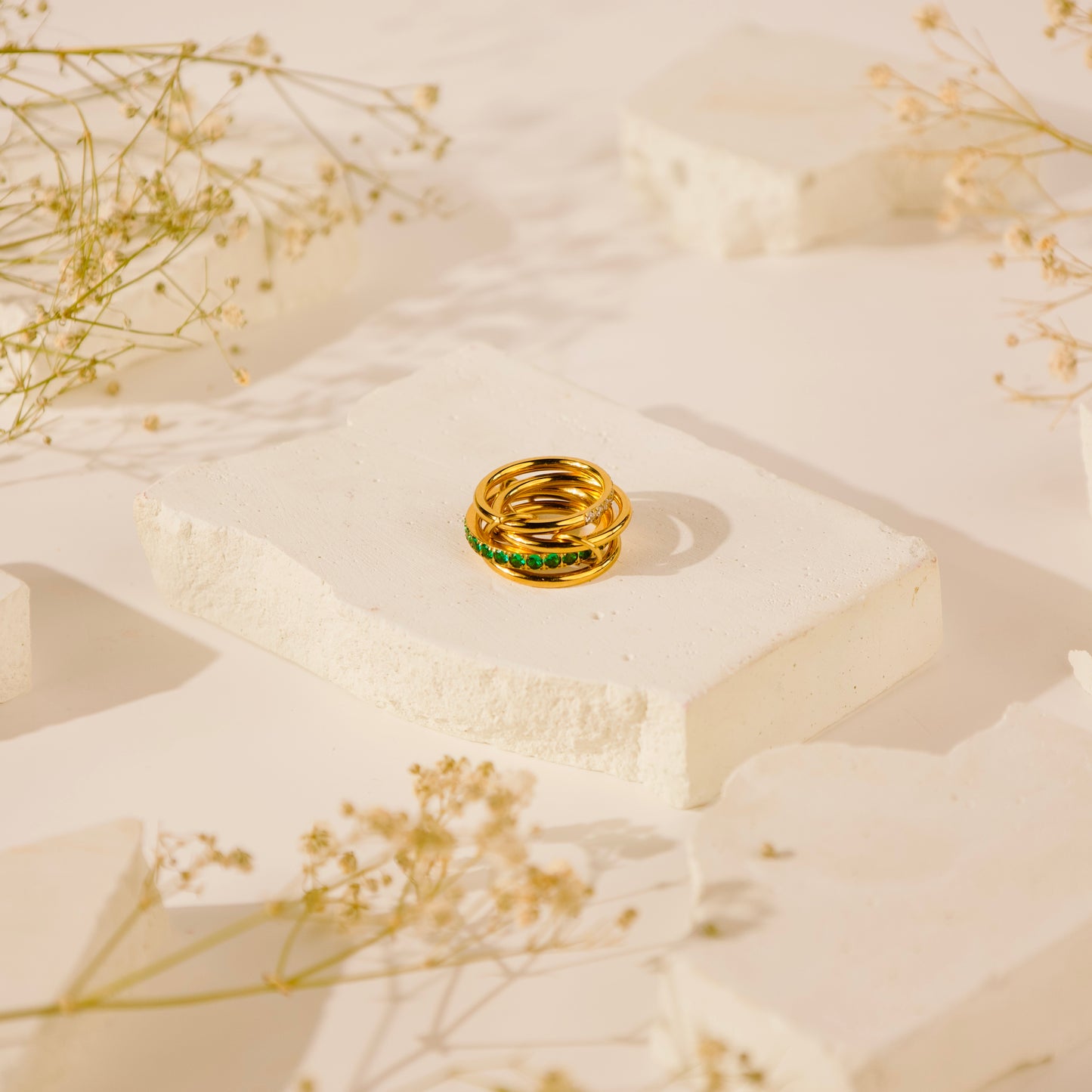 Layer Up Stackable Rings Set