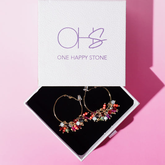 Multi Coloured Jhumkis