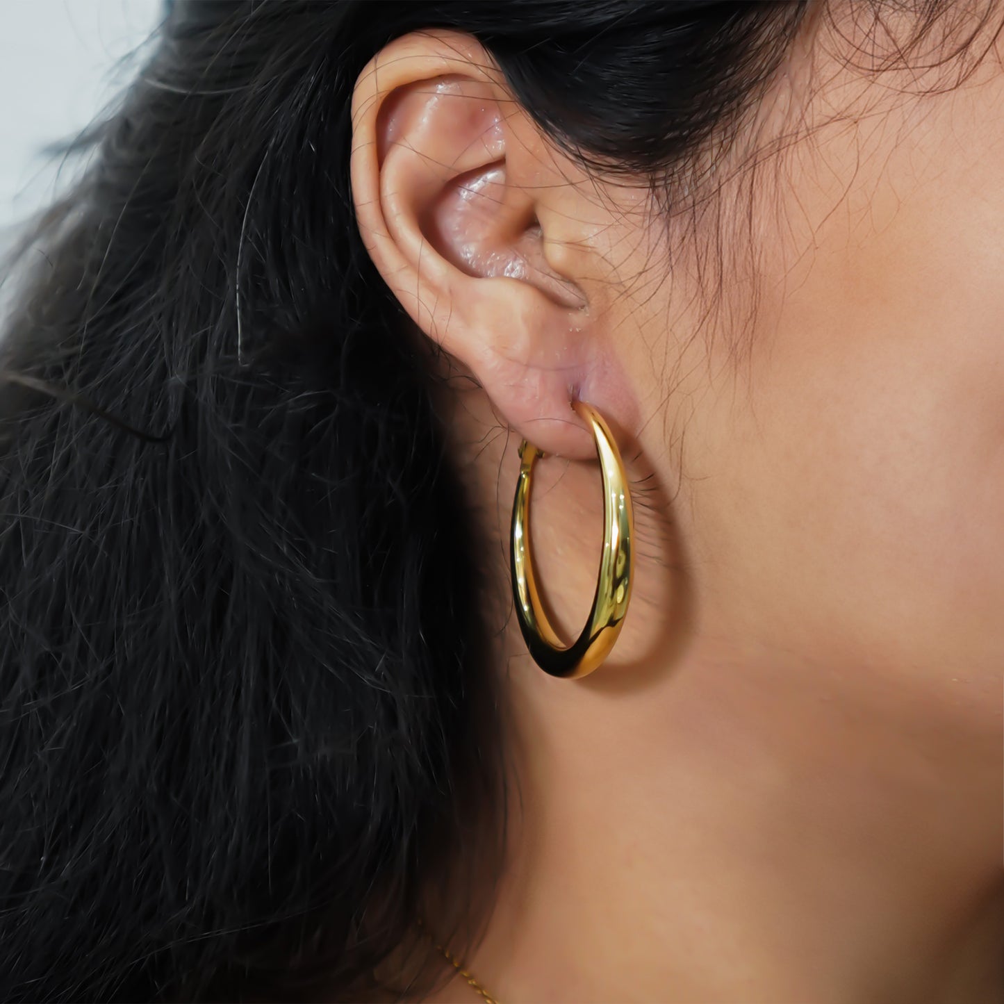 Gold Hoops- Small