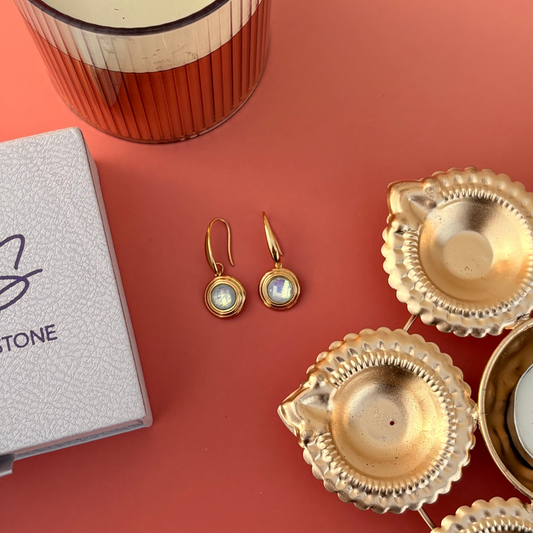 Serene Disc Earrings