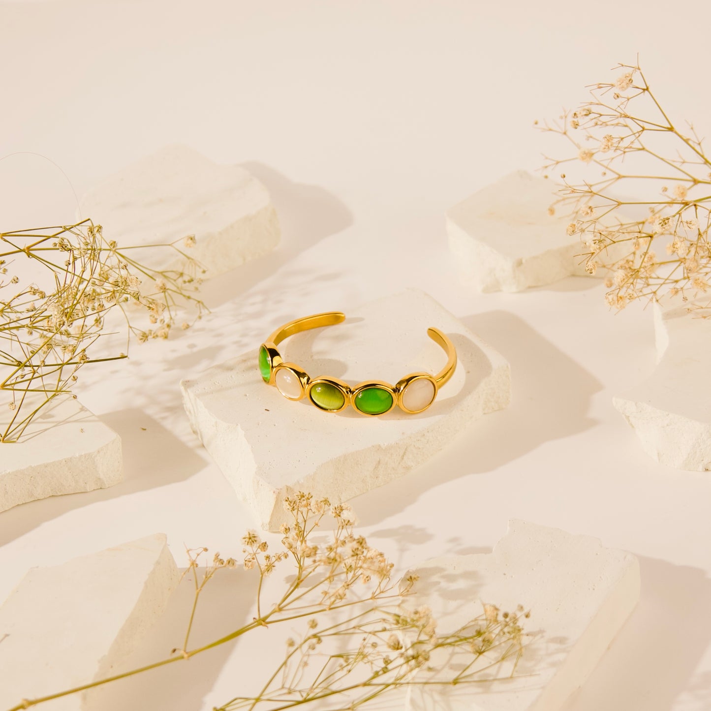 Green Ornate Bracelet