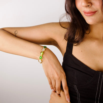 Green Ornate Bracelet