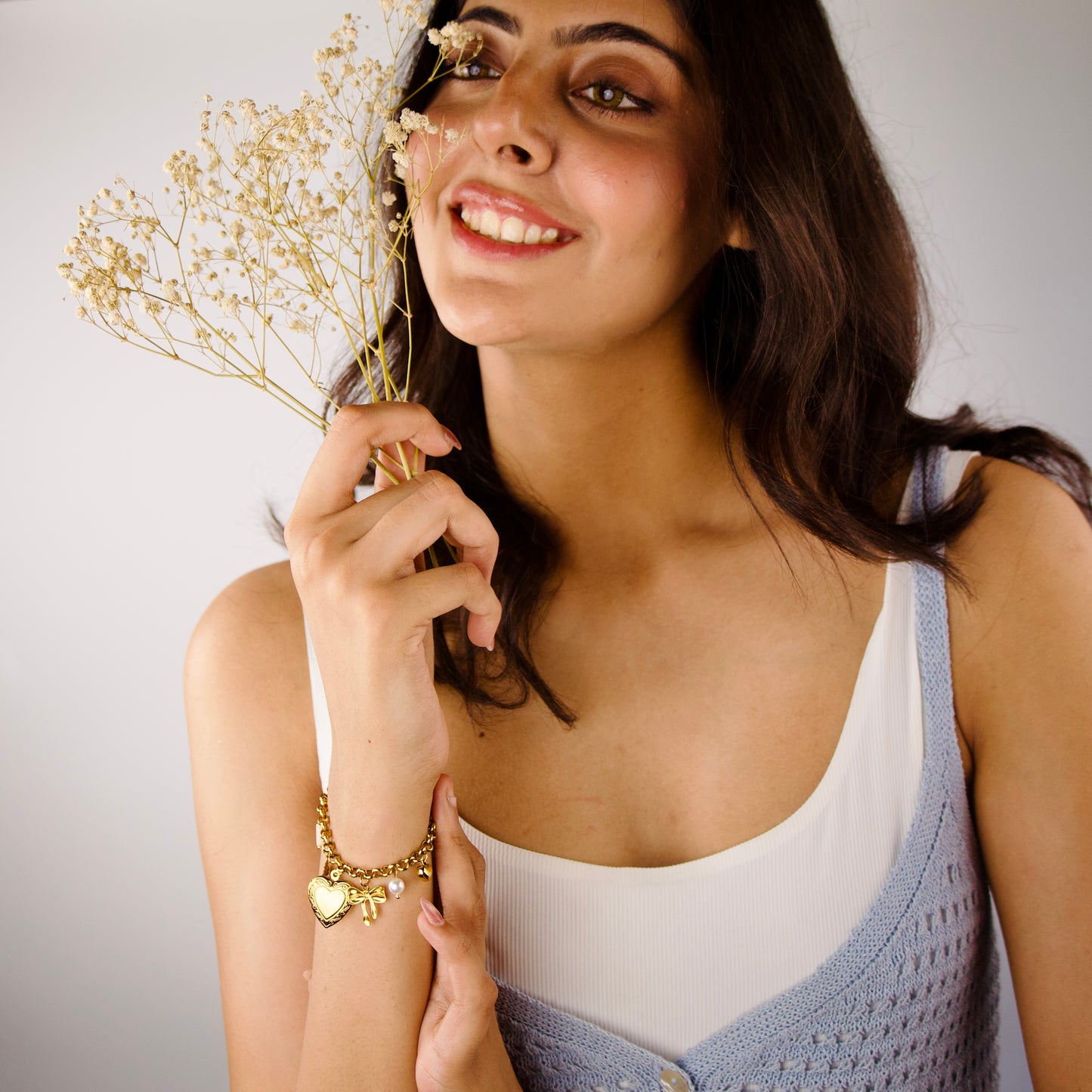 Heart Charm Bracelet