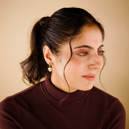 Heart and Hoop Earrings