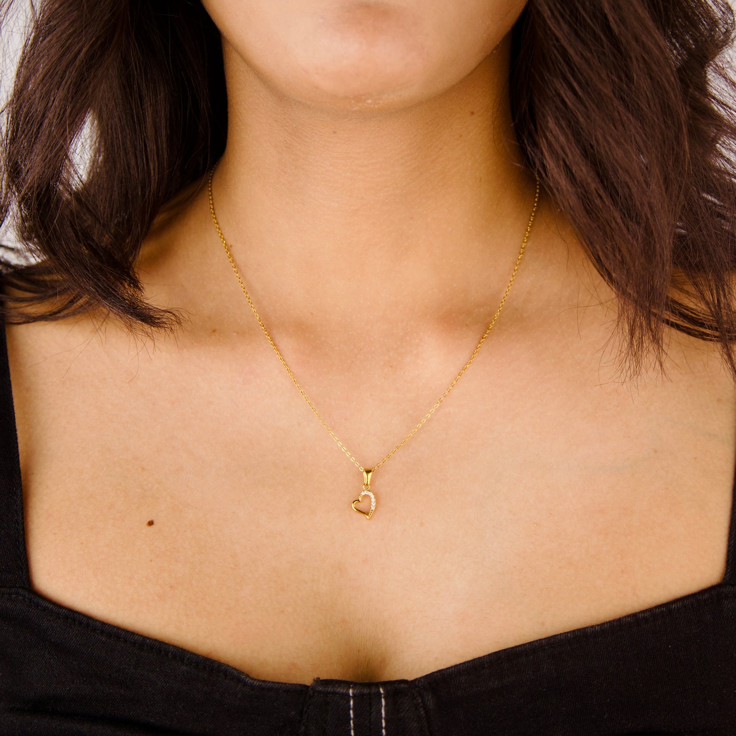 Curve Heart Necklace