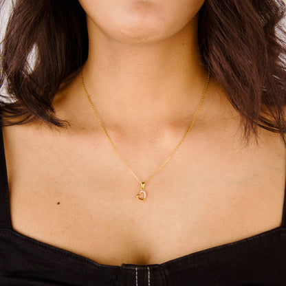 Curve Heart Necklace