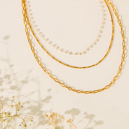 Glam 3-layered Chain Necklace