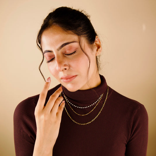 Glam 3-layered Chain Necklace