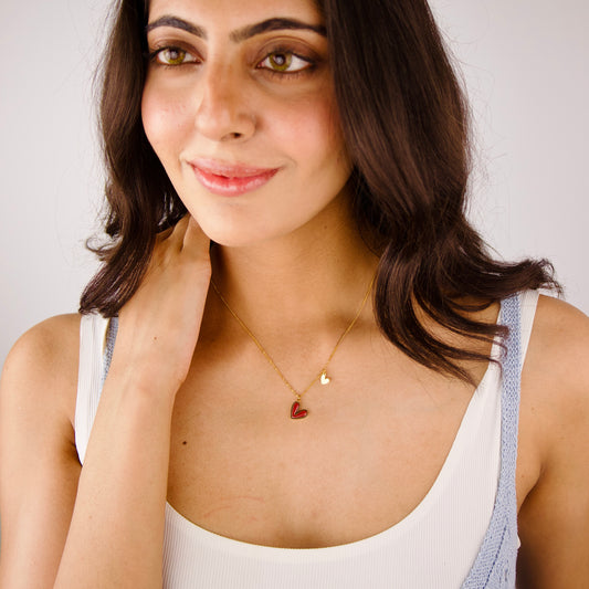 Twin Heart Necklace