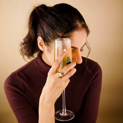 Circle and Stone Ring