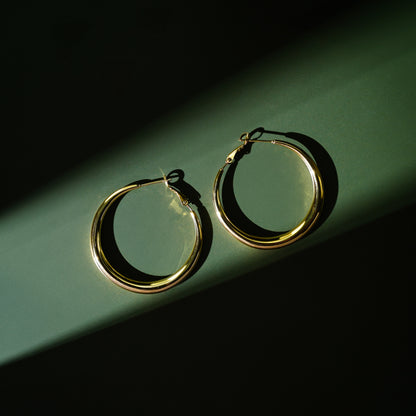 Gold Hoops- Small