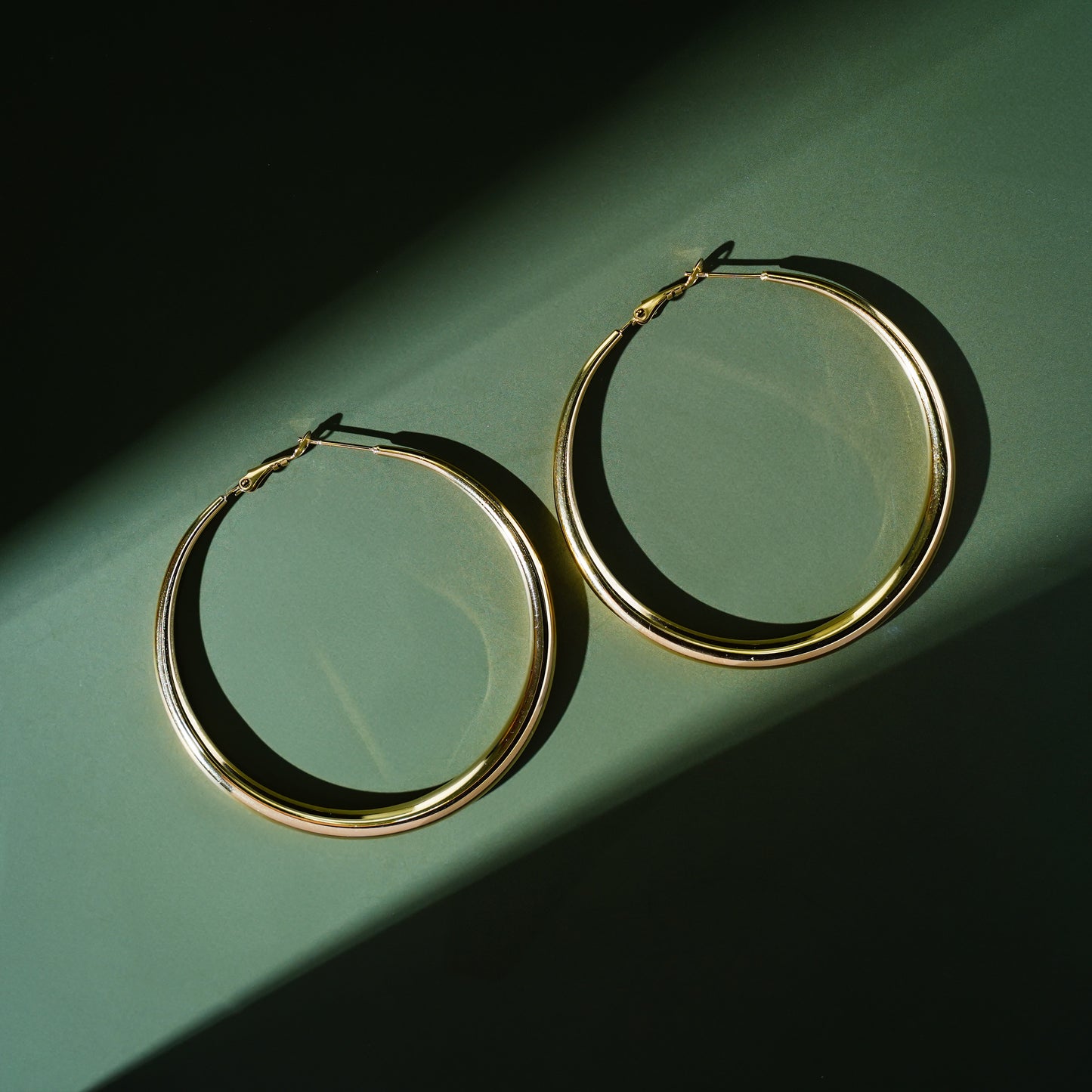 Gold Hoops- Large