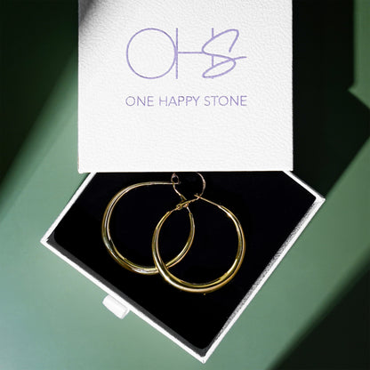 Gold Hoops- Small