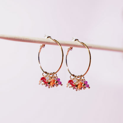 Multi Coloured Jhumkis