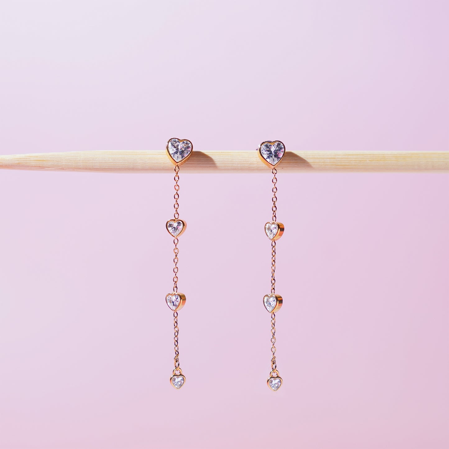 Heart Line Danglers
