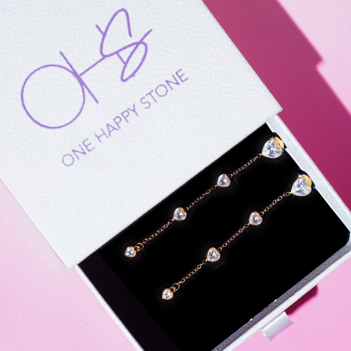 Heart Line Danglers